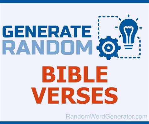 Random Bible Verses — Enjoy Finding New Bible Scripture.